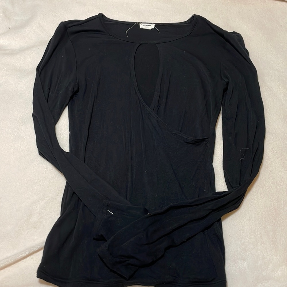 Super soft cut out long sleeve